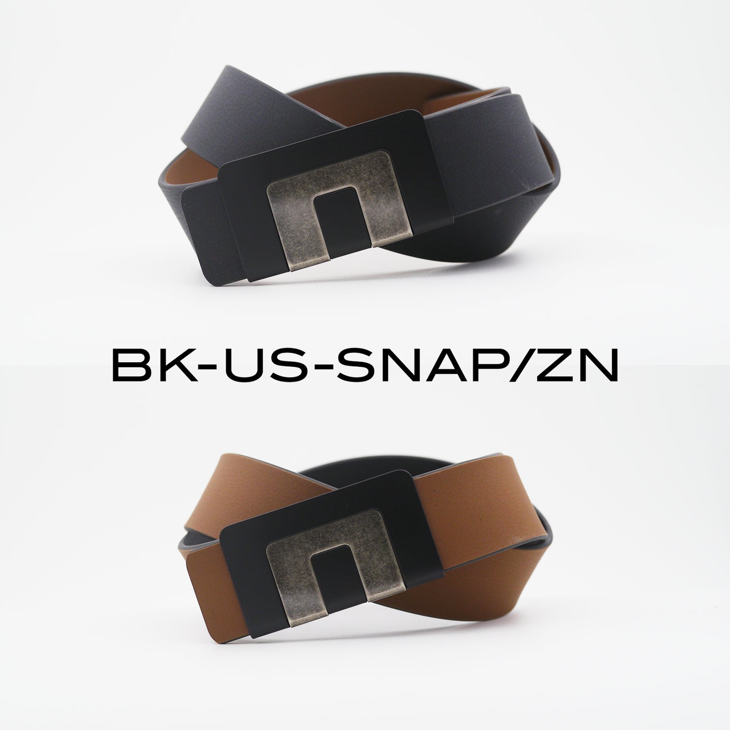 MIN BELT - BLACK BUCKLE, USUAL STRAP
